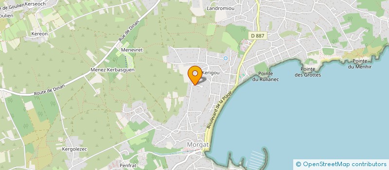 localisation de l'entreprise MADAME MARIE-THERESE AUFFRET  CROZON