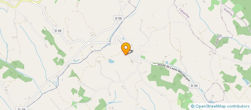 localisation de l'entreprise MADAME MARIE THERESE AZAM  VAZERAC