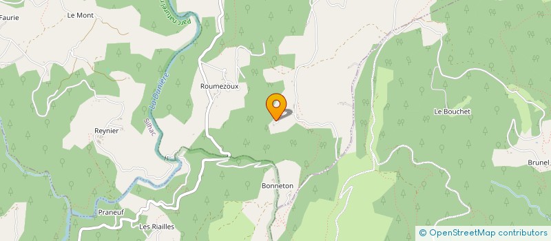 localisation de l'entreprise MADAME MARIE-THERESE BAILLY  SAINT-JULIEN-LE-ROUX