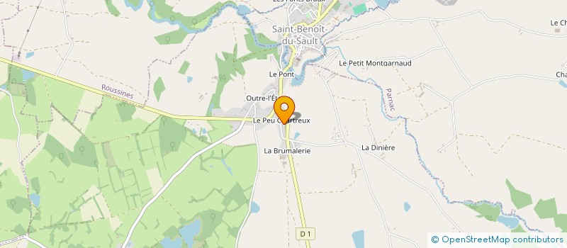 localisation de l'entreprise MADAME MARIE THERESE BALLEREAU à LA CHATRE-LANGLIN