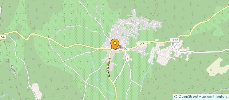 localisation de l'entreprise MADAME MARIE THERESE BARLATIER  TAVERNES