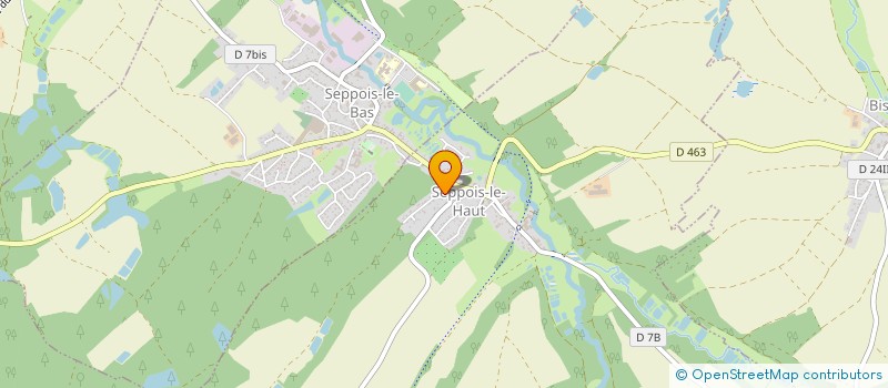 localisation de l'entreprise MADAME MARIE-THERESE BAUMGART  SEPPOIS-LE-HAUT