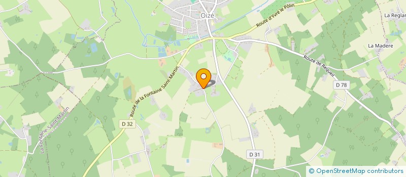 localisation de l'entreprise MADAME MARIE-THERESE BELLAMY  OIZE