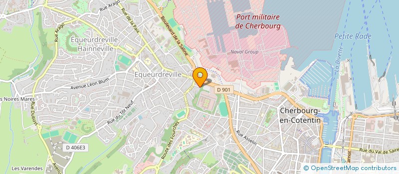 localisation de l'entreprise MADAME MARIE-THERESE BELLIOT à CHERBOURG-EN-COTENTIN