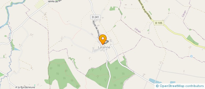 localisation de l'entreprise MADAME MARIE-THERESE BERGES  LALANNE