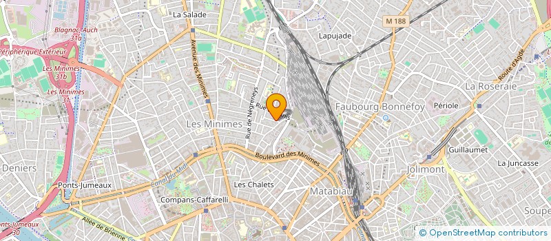 localisation de l'entreprise MADAME MARIE-THERESE BERNA à TOULOUSE