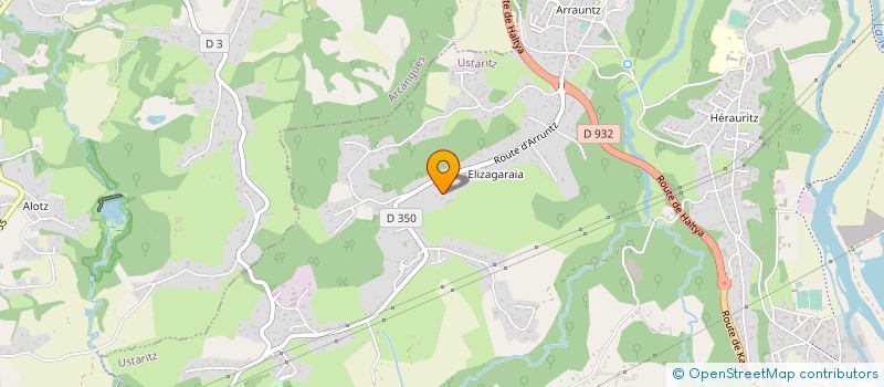 localisation de l'entreprise MADAME MARIE-THERESE BESSONART  USTARITZ