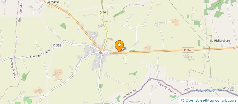 localisation de l'entreprise MADAME MARIE-THERESE BINET  BUAIS-LES-MONTS