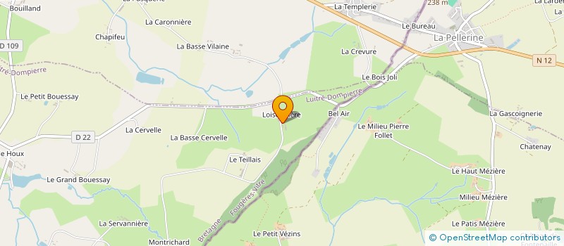 localisation de l'entreprise MADAME MARIE-THERESE BLANCHET  LUITRE-DOMPIERRE