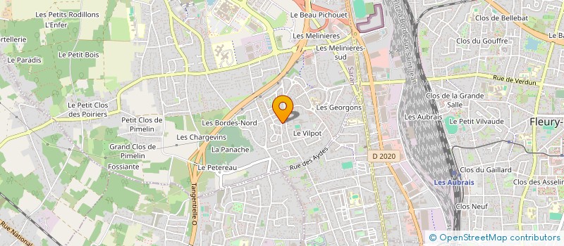 localisation de l'entreprise MADAME MARIE THERESE BLAS à SARAN