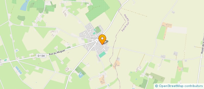 localisation de l'entreprise MADAME MARIE-THERESE BLIN  JUIGNE-SUR-SARTHE