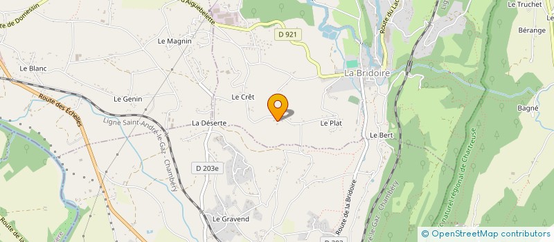 localisation de l'entreprise MADAME MARIE THERESE BOUVIER  LA BRIDOIRE