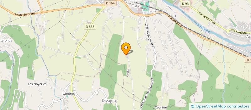 localisation de l'entreprise MADAME MARIE-THERESE BRIDOUX  PUY-SAINT-MARTIN