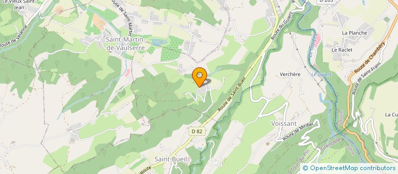 localisation de l'entreprise MADAME MARIE-THERESE BRUMAIRE  SAINT-ALBIN-DE-VAULSERRE