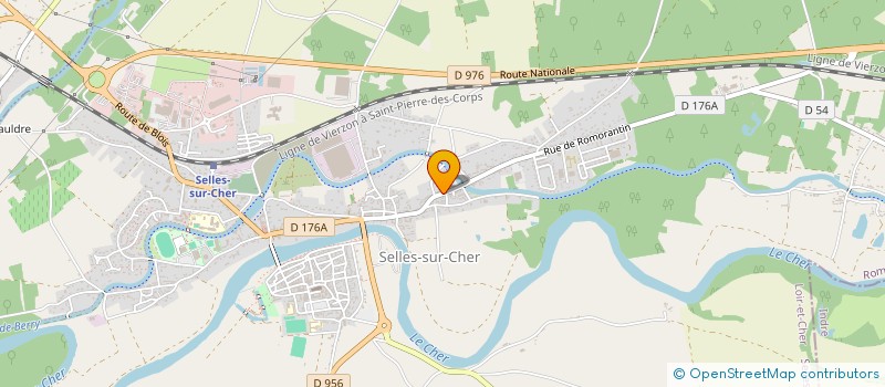 localisation de l'entreprise MADAME MARIE-THERESE BRUNET  SELLES-SUR-CHER