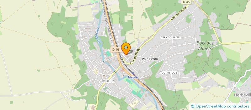 localisation de l'entreprise MADAME MARIE-THERESE BRUZZESE  MAULE