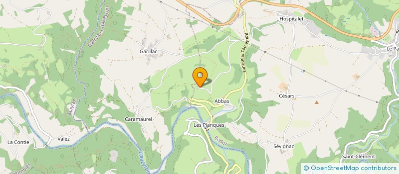 localisation de l'entreprise MADAME MARIE-THERESE CALVIAC  DRUELLE BALSAC