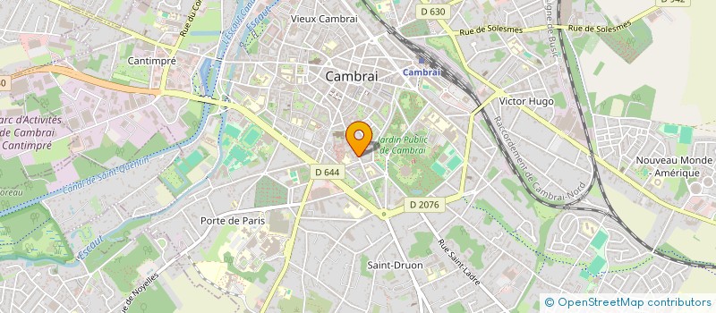 localisation de l'entreprise MADAME MARIE-THERESE CAPRON  CAMBRAI