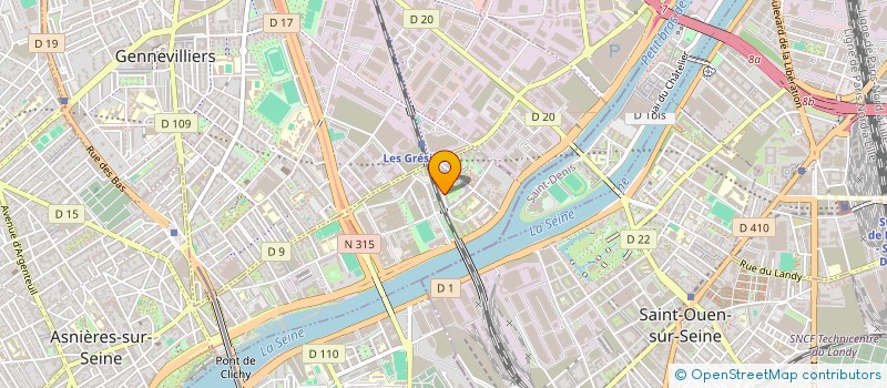 localisation de l'entreprise MADAME MARIE-THERESE CARETTE  ASNIERES-SUR-SEINE