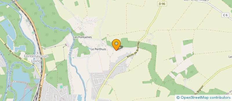 localisation de l'entreprise MADAME MARIE-THERESE CARON  FERRIERES-EN-GATINAIS