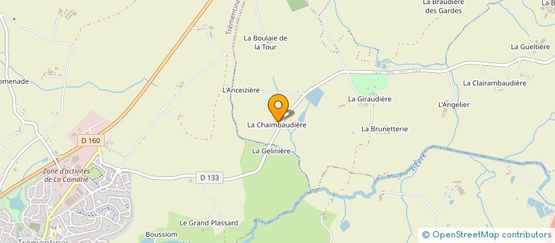 localisation de l'entreprise MADAME MARIE-THERESE CASSIN  CHEMILLE-EN-ANJOU