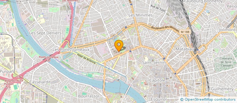 localisation de l'entreprise MADAME MARIE THERESE CATHOULIC à TOULOUSE