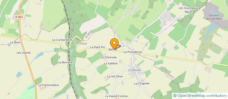 localisation de l'entreprise MADAME MARIE-THERESE CESBRON à CHEMILLE-EN-ANJOU