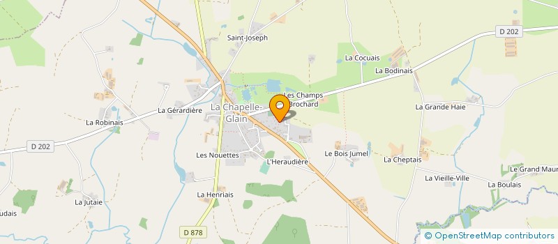 localisation de l'entreprise MADAME MARIE-THERESE CHARLES à LA CHAPELLE-GLAIN