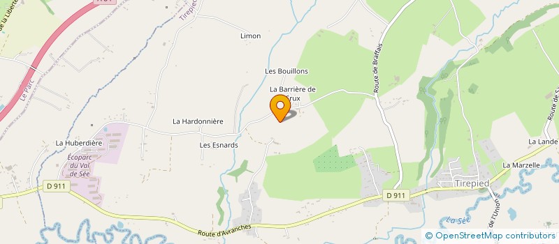 localisation de l'entreprise MADAME MARIE-THERESE CHAUVIN à TIREPIED-SUR-SEE