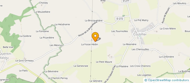 localisation de l'entreprise MADAME MARIE-THERESE CHEVALLIER à COULIMER