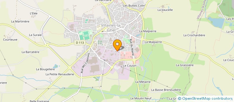localisation de l'entreprise MADAME MARIE-THERESE CHURIN à VILLAINES-LA-JUHEL