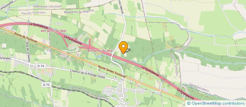 localisation de l'entreprise MADAME MARIE-THERESE CIPIERE  SAINT-LAURENT-DE-NESTE