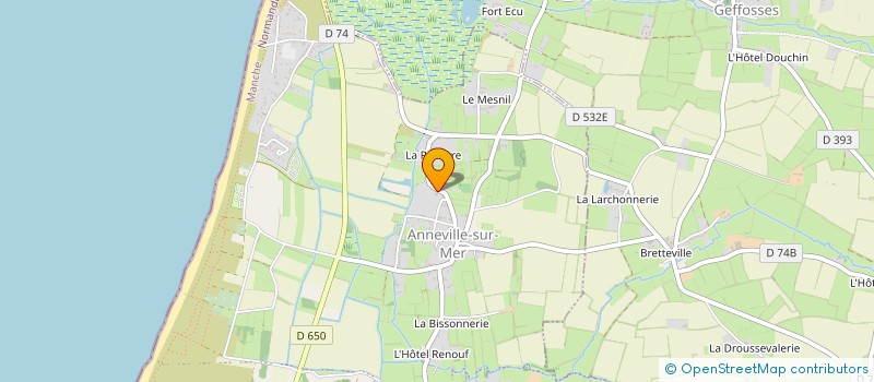 localisation de l'entreprise MADAME MARIE-THERESE CIRON  GOUVILLE-SUR-MER