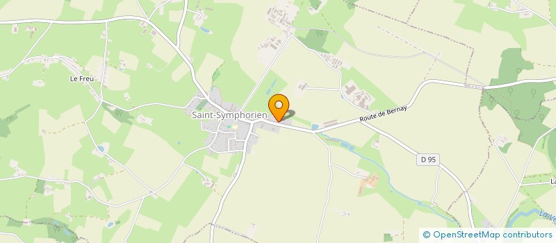 localisation de l'entreprise MADAME MARIE-THERESE CLAIRET  SAINT-SYMPHORIEN