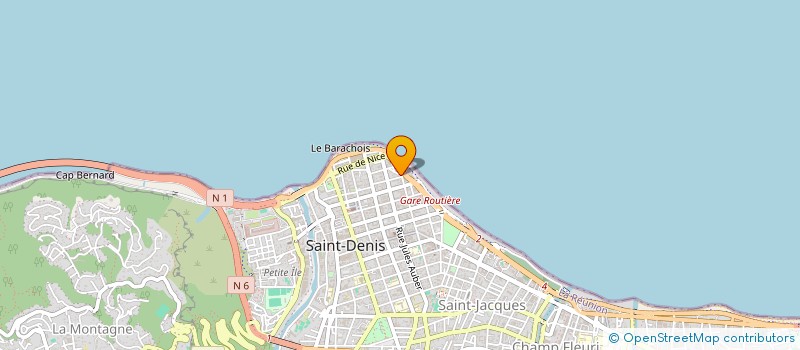localisation de l'entreprise MADAME MARIE-THERESE CLAIRET DOUCET à SAINT-DENIS