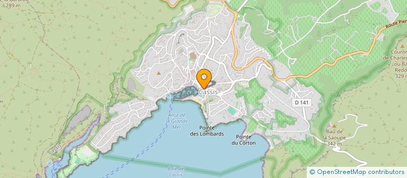 localisation de l'entreprise MADAME MARIE-THERESE CONTET  CASSIS