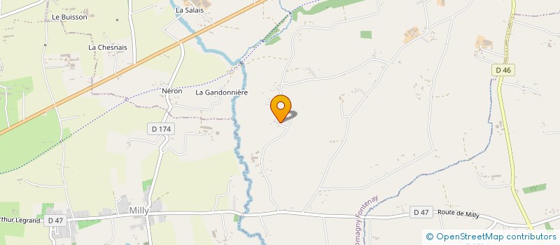 localisation de l'entreprise MADAME MARIE-THERESE COQUEREL  ROMAGNY FONTENAY