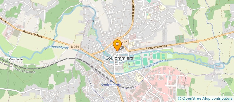 localisation de l'entreprise MADAME MARIE-THERESE COQUIL  COULOMMIERS