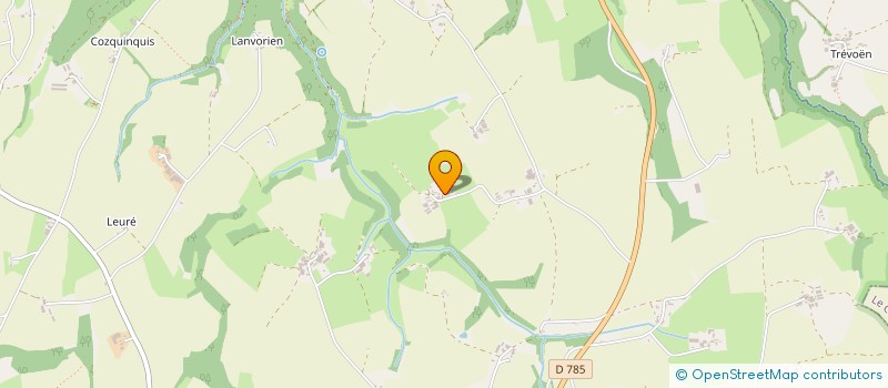 localisation de l'entreprise MADAME MARIE THERESE CUFF  PLEYBEN