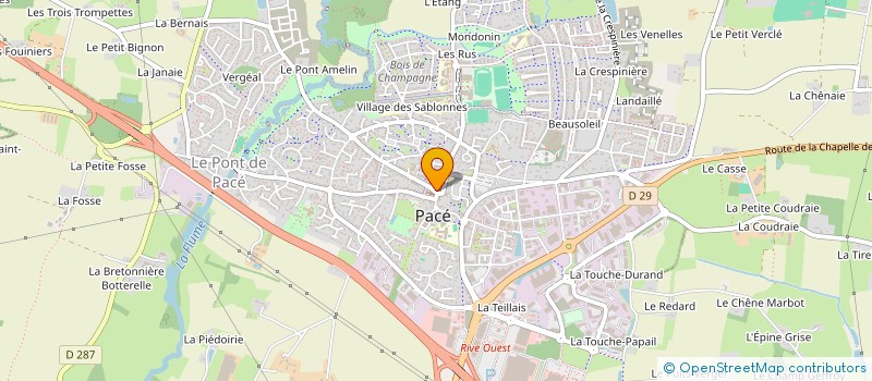 localisation de l'entreprise MADAME MARIE - THERESE CUPIF  PACE