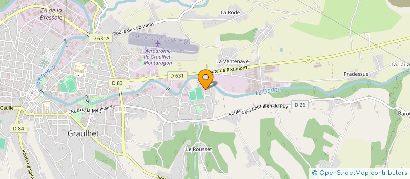 localisation de l'entreprise MADAME MARIE-THERESE DA SILVA  GRAULHET