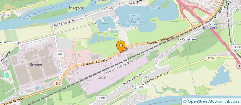 localisation de l'entreprise MADAME MARIE-THERESE DAILLY  TOURVILLE-LA-RIVIERE