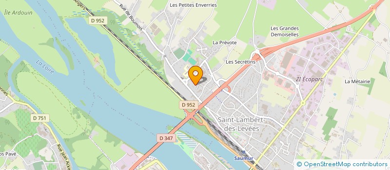 localisation de l'entreprise MADAME MARIE THERESE DANIEL  SAUMUR