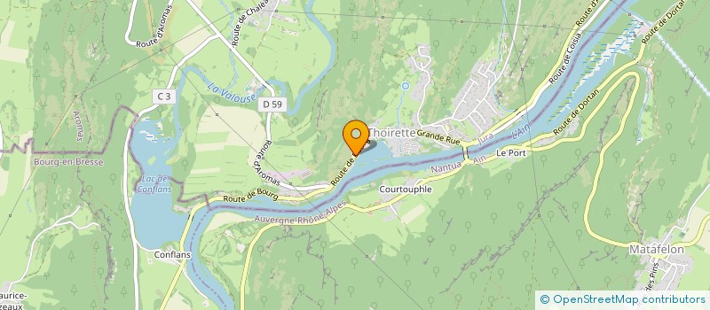 localisation de l'entreprise MADAME MARIE-THERESE DEHEM  THOIRETTE-COISIA