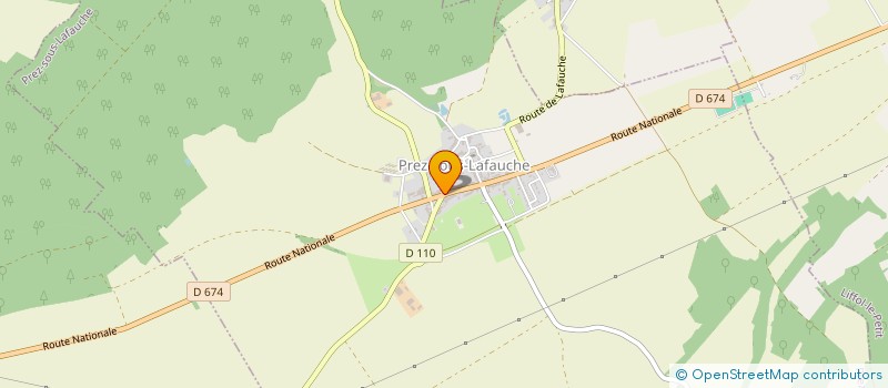 localisation de l'entreprise MADAME MARIE THERESE DELEAU à PREZ-SOUS-LAFAUCHE