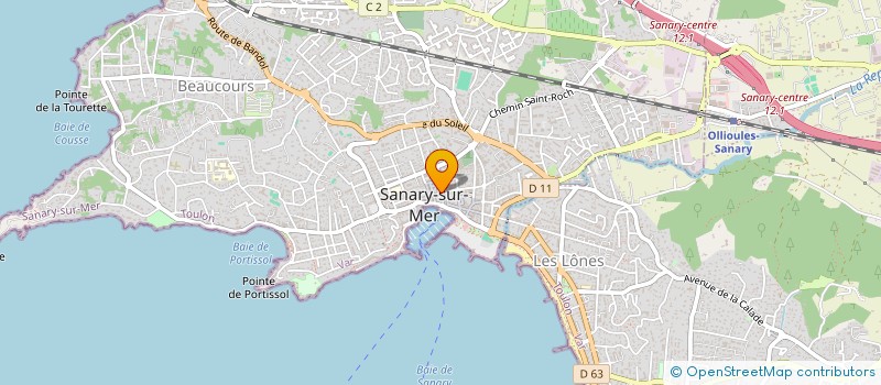 localisation de l'entreprise MADAME MARIE THERESE DEMICHELI  SANARY-SUR-MER