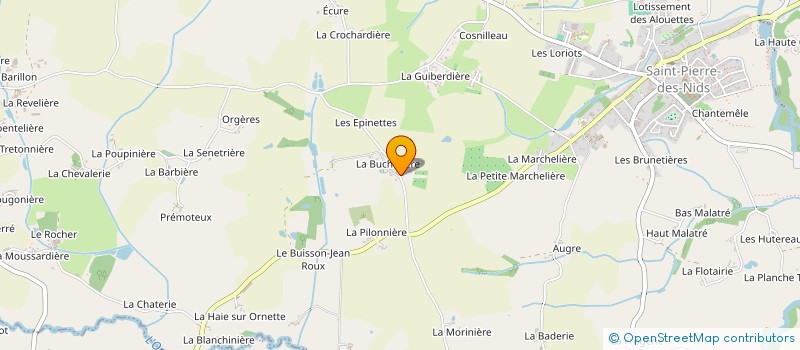localisation de l'entreprise MADAME MARIE-THERESE DESCHAMPS à SAINT-PIERRE-DES-NIDS
