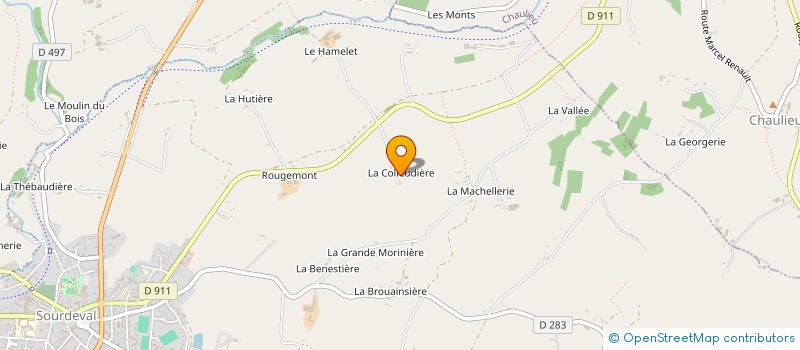 localisation de l'entreprise MADAME MARIE-THERESE DESMASURES  SOURDEVAL