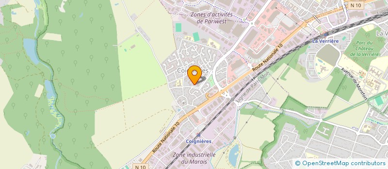 localisation de l'entreprise MADAME MARIE THERESE DIANGO N GUESSAN  COIGNIERES