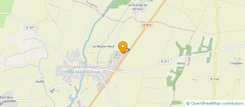 localisation de l'entreprise MADAME MARIE THERESE DUBOIS  SAINT-PIERRE-LA-NOUE